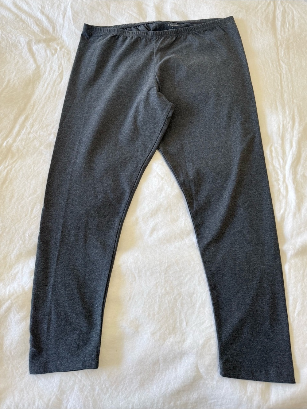 J. Peterman | Women’s XL | Gray Leggings Pull On Cotton Stretch | Slimming